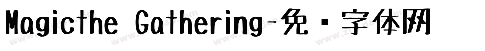 Magicthe Gathering字体转换